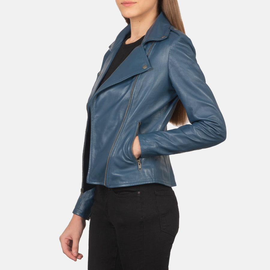 Flashback Brown Leather Biker Jacket