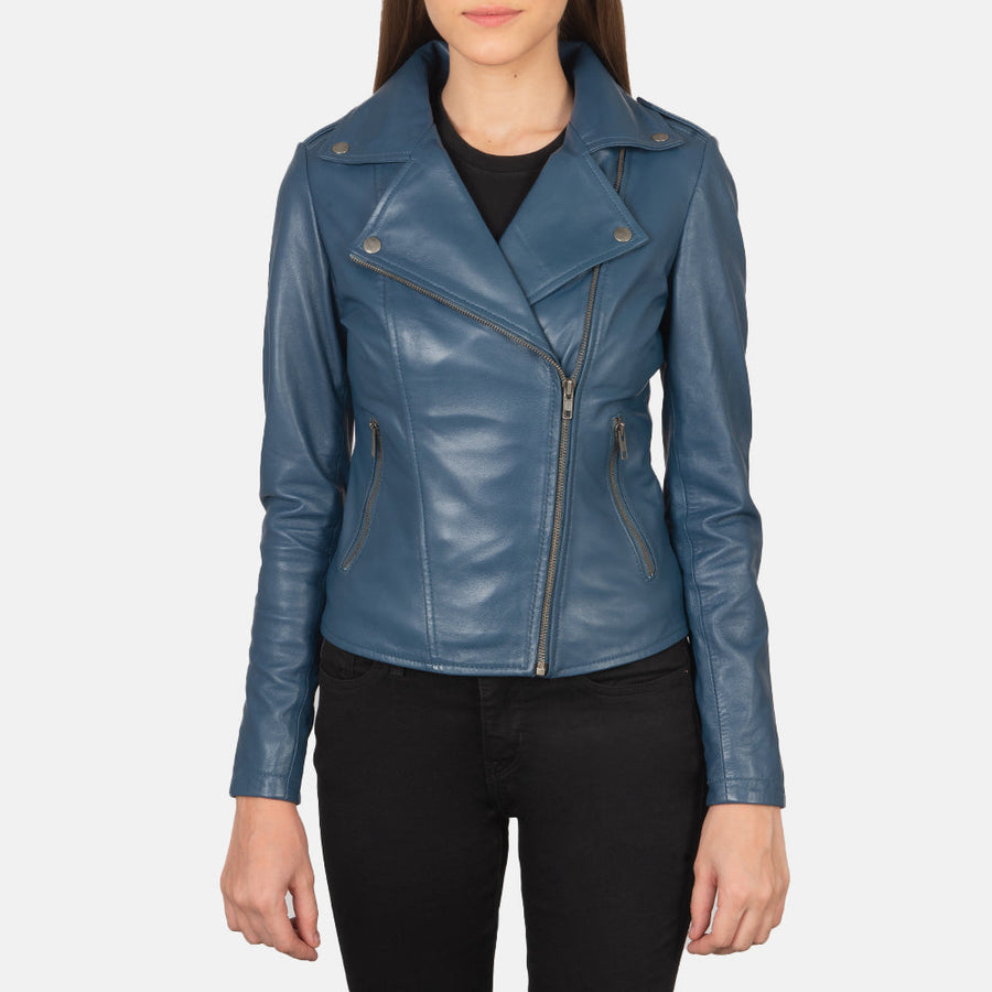 Flashback Brown Leather Biker Jacket